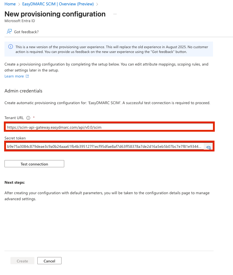 SCIM Provisioning Setup Azure